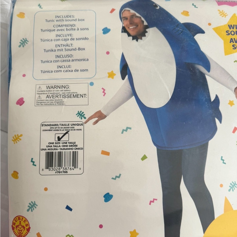Mom and dad shark costume